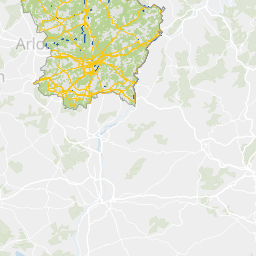 Geoportail.lu Road Map preview